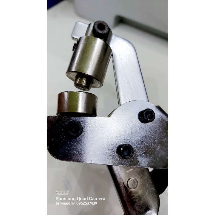 Kìm bấm khoen mắt cáo Size 10mm (dùng cho khoen 10ly bằng nhôm,sắt,thau mỏng) Chuyên bấm bạt hiflex, túi giấy - Ảnh 4