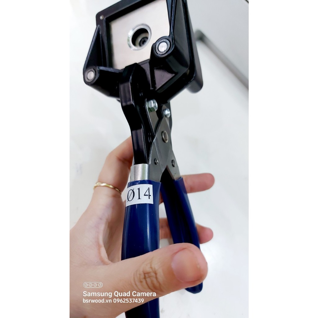 Kìm bấm lỗ 10mm,12mm,14mm,16mm,18mm, 20mm Kềm bấm lỗ tròn size lớn cho bạt xe, túi giấy, bao bì, bìa cứng
