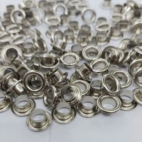 Khoen mắt cáo 10mm (lọt lòng 9mm) đóng bạt, Khuy bạt 10 li Bằng sắt Túi 100 bộ