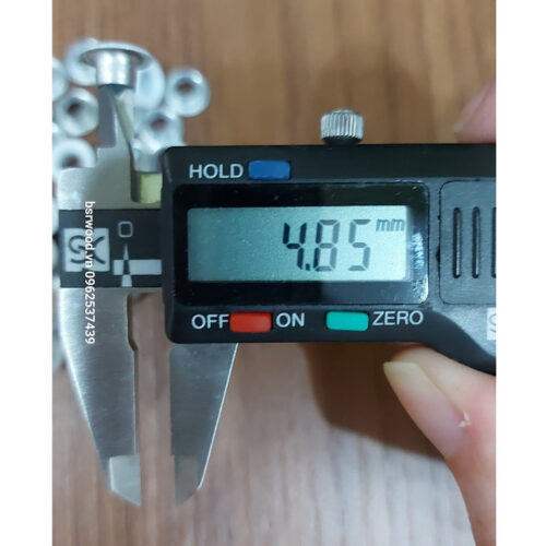 Alternative view of Khoen ore mắt cáo 4mm,5mm,6mm Khuy bấm giày xỏ lỗ dây dù giày thể thao Bằng Nhôm Sơn Trắng Túi 100 cái Có long đền