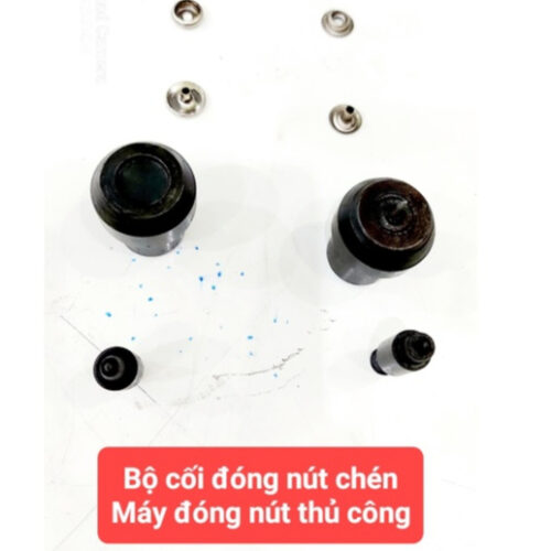 Bộ cối khuôn đóng cúc áo 4 thành phần (nút chén) Loại nút 12,15mm Dùng cho máy đóng nút thủ công BSR-DKJ819 Phụ liệu may
