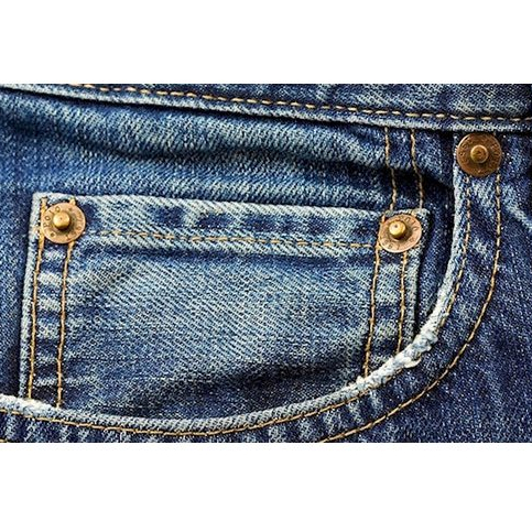 Alternative view of Nút đinh tán cố định túi trước quần jean (rivets for jeans pocket) Hàng không gỉ sét Bịch 100 nút + 100 đinh