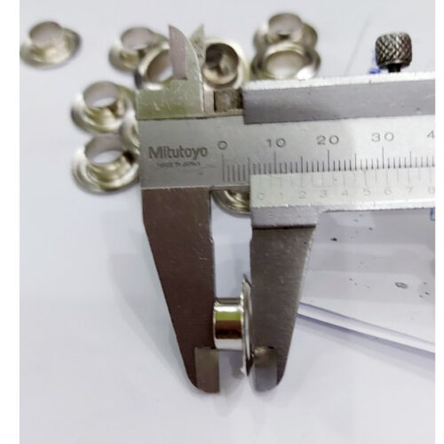 Alternative view of Khoen bạt khoen ore 10mm Chân cao 7mm Khuy mắt cáo đóng bạt 10ly Bằng sắt Màu bạc