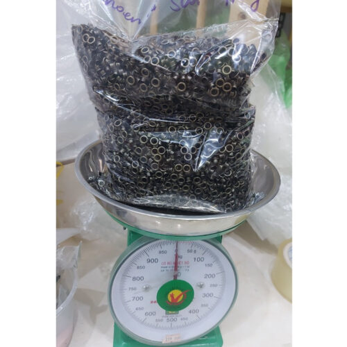 Alternative view of [BÁN SỈ] Khoen ore mắt cáo 4mm, 5mm, 6mm Sắt xi màu ĐỒNG Khuy ore mắt cáo bấm bạt, túi giấy BỊCH 1KG Không long đền