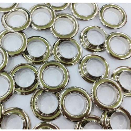 Khoen mắt cáo 20mm INOX không gỉ Màu bạc sáng bóng Khuy ore luồn quần áo, tạp dề, vải Phụ liệu may mặc Bịch 20 cái