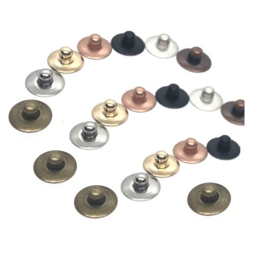 Nút đinh túi quần áo (rivets for jeans pocket) Hàng không gỉ sét Size 9.5 mm Mặt trơn