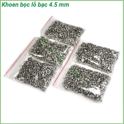 [SỈ] Khoen ore mắt cáo 4.5mm 5mm Khoen sắt xi Màu bạc Có long đền BỊCH LỚN KHOEN SẮT SẼ GỈ SÉT