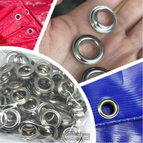 Alternative view of [BÁN SỈ] Khoen mắt cáo đóng bạt Bằng sắt xi Bịch 1kg KHOEN SẮT SẼ GỈ SÉT