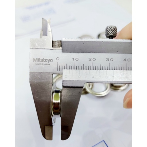 Khoen ore 16mm Khoen mắt cáo 16ly Thau không gỉ (mỏng) Màu bạc, vàng, đồng Khuy mắt cáo Chuyên bấm vải Phụ liệu may mặc - Ảnh 5