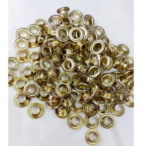 Alternative view of Khoen ore 8mm Bằng Sắt xi Màu VÀNG Bán sỉ Túi 1kg KHÔNG long đền Khuy mắt cáo thẻ tag, bấm túi giấy