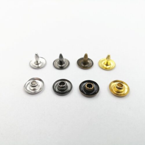 Alternative view of Nút đinh tán cố định túi quần jean (rivets for pocket) (Mẫu nút thụt) 9mm Bằng thau không gỉ Bịch 100 cái