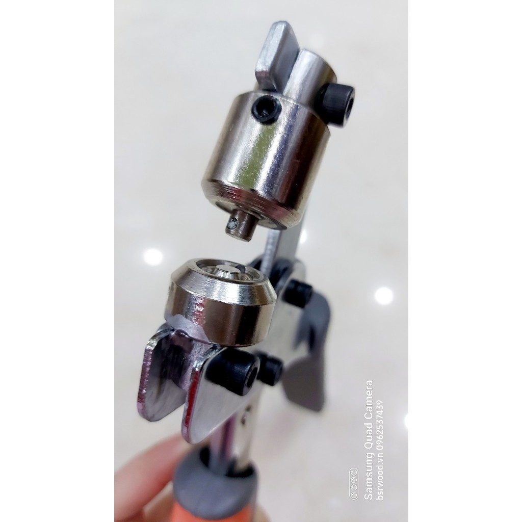 Kìm bấm khoen mắt cáo Size 6mm (dùng cho khoen 6ly bằng nhôm,sắt,thau mỏng) Chuyên bấm bạt hiflex, túi giấy - Ảnh 3