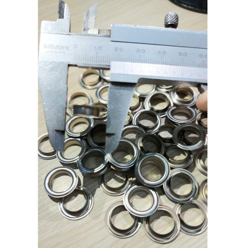 Alternative view of Khoen ore 12mm Khoen mắt cáo 12ly Thau không gỉ (mỏng) Màu bạc, vàng, đồng Khuy mắt cáo Chuyên bấm vải Phụ liệu may mặc