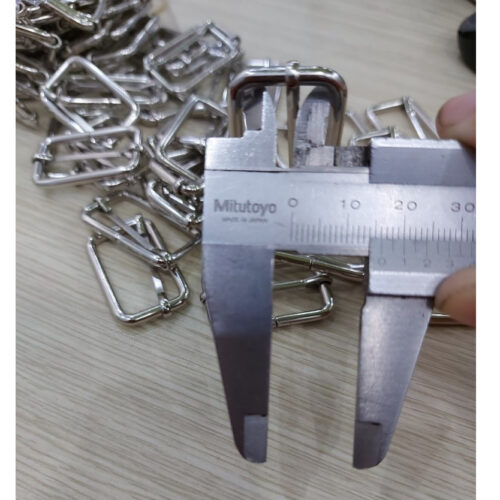 Alternative view of Khoen tăng giảm chữ nhật Bằng sắt Bán sỉ - Size 2cm 2.5cm 3cm - Phụ kiện túi xách, balo, phụ liệu may Bịch 0.5kg / 1kg