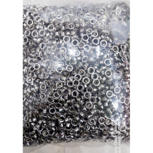 Alternative view of Khoen ore 4mm Khuy mắt cáo bấm túi giấy, thẻ tag Bằng sắt xi Màu bạc Túi 1kg (có / không long đền) Bán sỉ