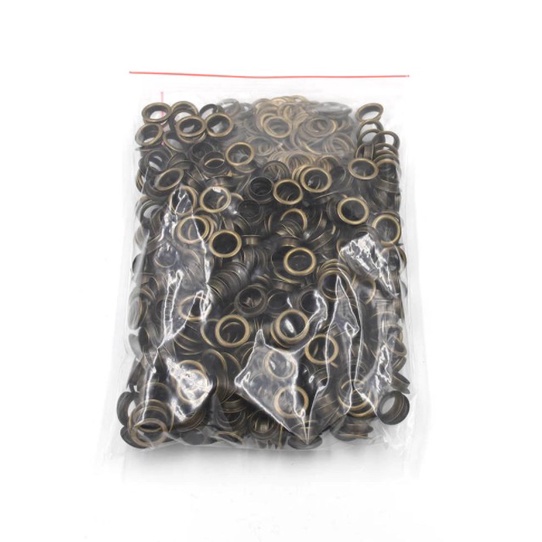 Khoen ore mắt cáo 5mm Bằng sắt xi màu ĐỒNG Khuy mắt cáo bấm bạt, túi giấy Túi 100 cái / 1000 cái / 1kg Không long đền - Ảnh 7