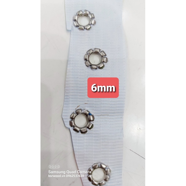 Máy dập khoen mắt cáo đóng bạt giấy nilong Loại bán tự động liên tục Không đục lỗ sẵn Size 5mm,6mm,8mm,10mm,12mm,13mm - Ảnh 6