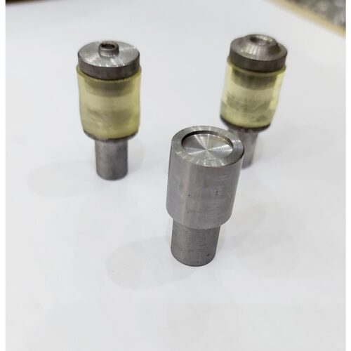 Cối đóng nút áo mưa (nút nhựa) T3 T5 T8 Cối máy dập cúc điện tử (1 bộ cối gồm 3 phần, chuôi cối 9.8mm và 11.8mm)