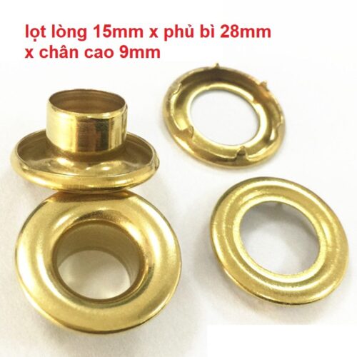 Khoen mắt cáo Khoen bạt 15mm chân cao 9mm Bằng Sắt Chuyên đóng bạt lưới bạt che nắng KHOEN SẮT SẼ GỈ SÉT