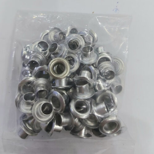 Alternative view of Khoen mắt cáo 5mm Khuy mắt cáo bấm giày bata, bấm túi giấy, bấm bao bì Bằng NHÔM Túi 100 cái Không long đền