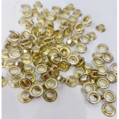 Khoen ore 5mm Bằng Sắt xi Màu BẠC, Màu VÀNG Bán sỉ Túi 1kg KHÔNG long đền Khuy mắt cáo thẻ tag, bấm túi giấy