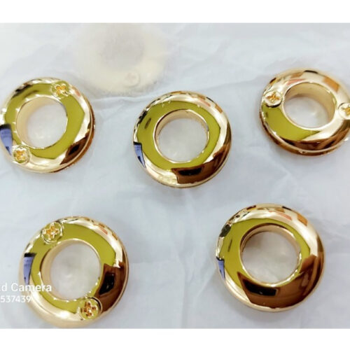 Khoen tròn Ore xoay vặn ốc vặn vít Size lọt lòng 1.5cm (15mm) Bằng inox sáng bóng - Phụ kiện túi xách cao cấp
