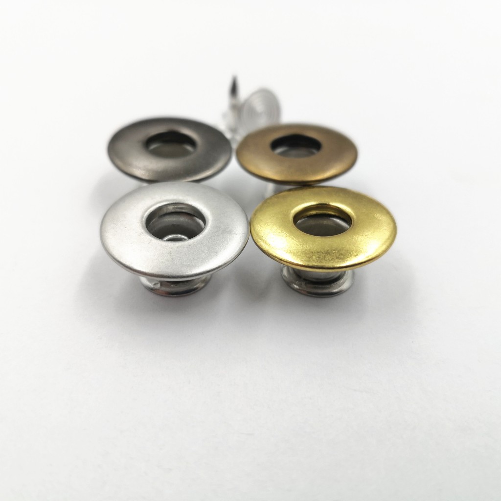 Nút Quần Jean, Nút quần bò, Nút Áo Khoác 2 chi tiết Nút kim loại không gỉ sét, trang trí áo (Size 17mm Mẫu mắt cáo) - Ảnh 3