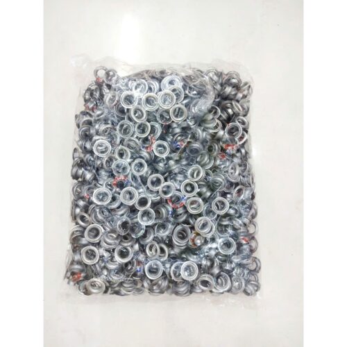 Khoen bạt 10mm (10.5mm) Bằng Sắt KHÔNG XI Bịch 1 ký Có long đền Khoen mắt cáo đóng bạt quảng cáo