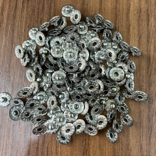 Alternative view of Nút đinh tán cố định túi quần jean (rivets for pocket) Nút núm lồi 9mm Bằng thau không gỉ Màu bạc Màu đồng Bịch 100 cái