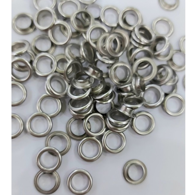 Khoen mắt cáo ore 4mm, 5mm, 6mm, 8mm Thau không gỉ (mỏng) Khuy luồn Chuyên bấm vải Phụ liệu may mặc - Ảnh 7