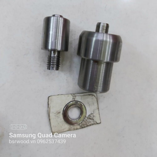 Alternative view of Combo 1 cối đóng khoen mắt cáo dùng cho máy thủ công+100 khoen ore 8li (màu bạc)+100 long đền nhựa+1 cây đục tạo lỗ 6li