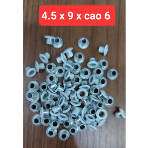 Alternative view of Khoen ore 4.5mm Khuy mắt cáo bấm túi giấy Bằng Nhôm bọc sơn Màu trắng, đen, đỏ, xanh, vàng Túi 100 cái