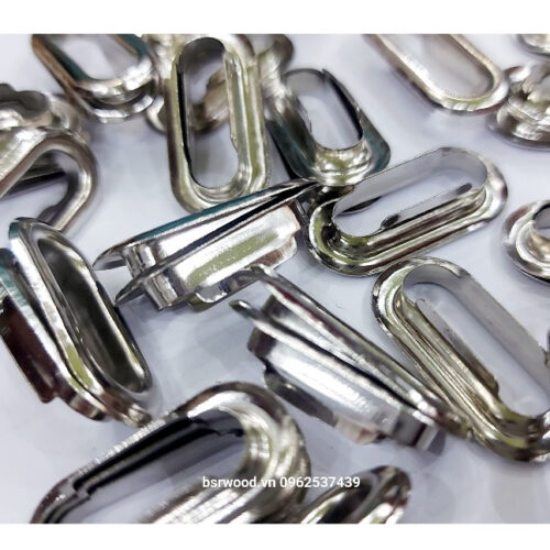 Khoen ore oval 20mm x 6mm Khoen khuy bằng SẮT Màu bạc Mắt cáo oval Làm thủ công, nón, balo, túi xách KHOEN SẮT SẼ GỈ SÉT