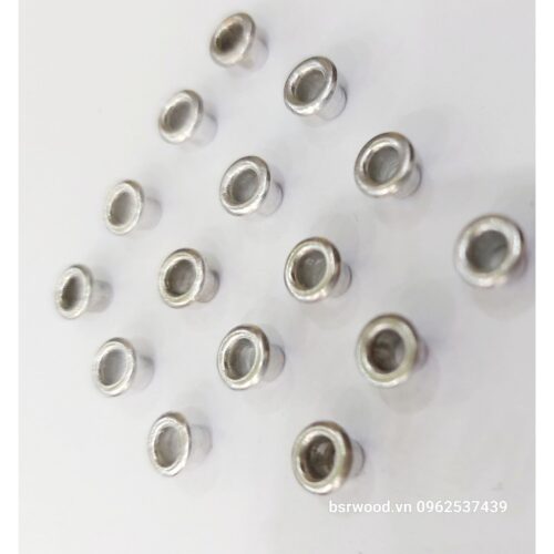 Alternative view of Khoen mắt cáo ore 3mm Khoen oze 3ly Nhôm Khuy mắt cáo bấm bạt, bấm túi giấy Bằng NHÔM Túi 100 cái (không có long đền)