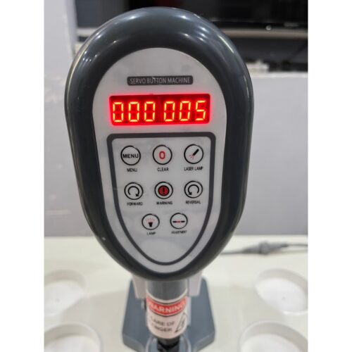 Alternative view of Máy đóng khoen Máy dập cúc điện tử (điện 220V) Có cảm biến chống dập tay Model XINDING 818 Gồm máy, chân, mặt bàn