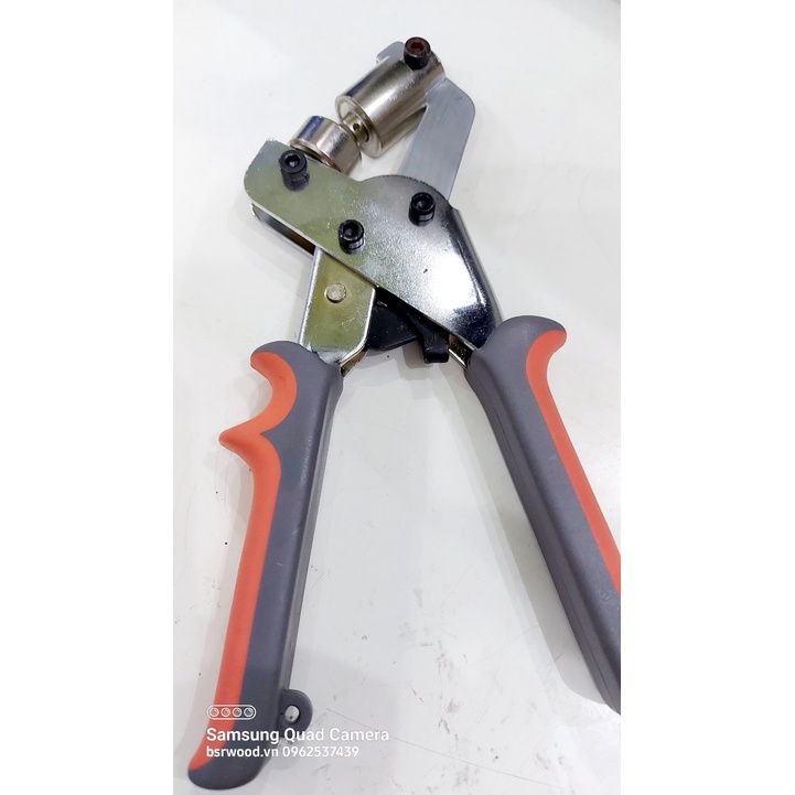 Kìm bấm khoen mắt cáo Size 10mm (dùng cho khoen 10ly bằng nhôm,sắt,thau mỏng) Chuyên bấm bạt hiflex, túi giấy - Ảnh 2