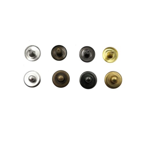 Nút đinh túi quần áo (rivets for jeans pocket) Hàng không gỉ sét Mặt trơn Size 9.5 mm (Mẫu đinh cùng màu)