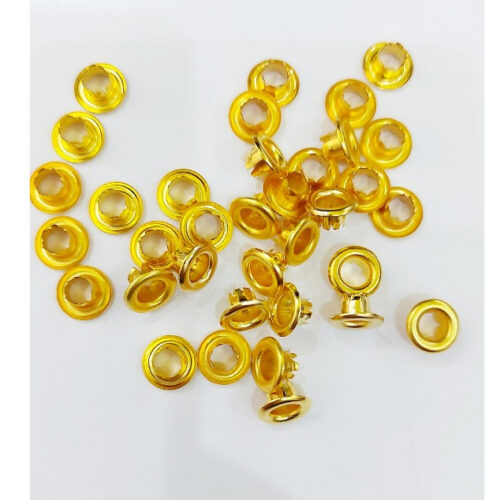 Alternative view of Khoen ore mắt cáo CHẺ CHÂN bằng SẮT Size 4mm,4.5mm,5mm,6mm Màu vàng Túi 100 cái Không có long đền