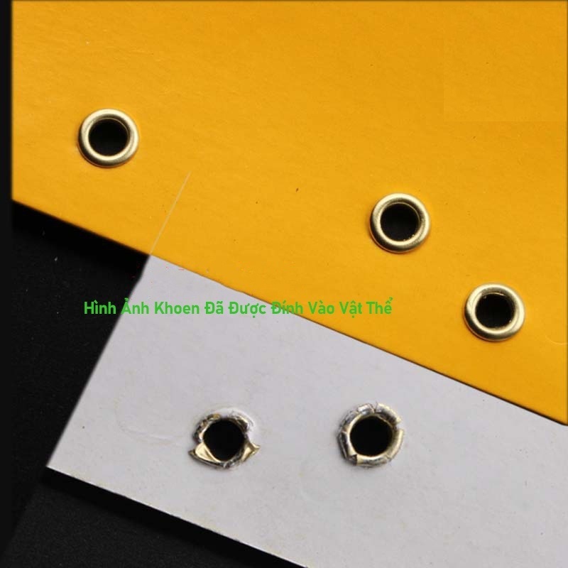 Kìm bấm khoen 5mm Bấm khoen lên giấy,da,bạt KHÔNG XÀI LONG ĐỀN - Ảnh 6