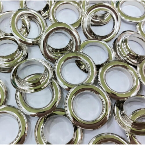 Alternative view of Khoen mắt cáo 20mm INOX không gỉ Màu bạc sáng bóng Khuy ore luồn quần áo, tạp dề, vải Phụ liệu may mặc Bịch 20 cái