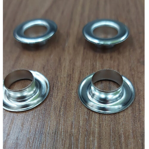 Khoen mắt cáo ore Khoen đóng bạt 12 x 23mm Khuy bạt Bằng SẮT 12mm Chân cao 7mm Có long đền KHOEN SẮT SẼ GỈ SÉT
