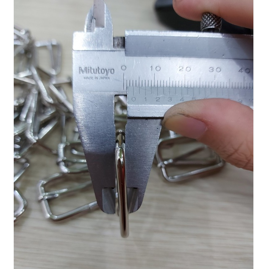 Khoen tăng giảm chữ nhật Bằng sắt Bán sỉ - Size 2cm 2.5cm 3cm - Phụ kiện túi xách, balo, phụ liệu may Bịch 0.5kg / 1kg - Ảnh 3