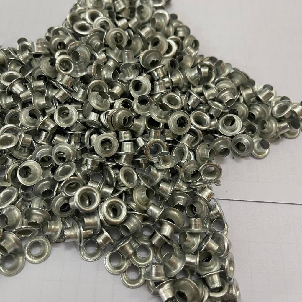 Khoen mắt cáo 5mm - Ô rê 5mm Sắt Bịch 100 cái Chuyên dùng đóng túi giấy, thẻ tag, bạt... - Ảnh 3
