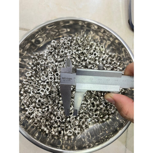Khoen 5mm Thau không gỉ loại mỏng, chân cao 3mm