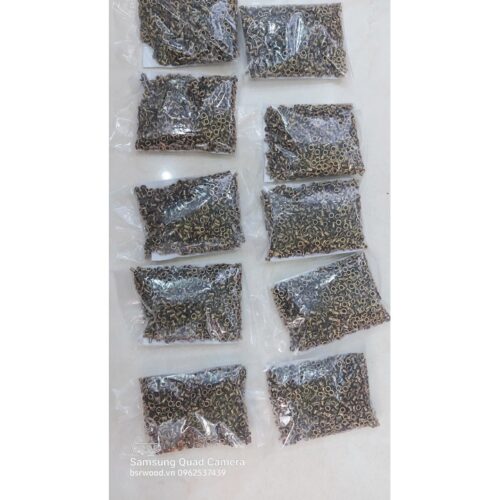 Alternative view of Khoen mắt cáo 2mm Bằng Sắt xi Màu bạc,vàng,màu đồng Bấm túi giấy,đồ mini,thủ công Bịch 1000 cái Không long đền