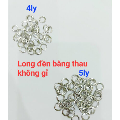 Alternative view of Long đền mặt sau cho khoen ore bọc lỗ tròn (mắt cáo) Size 4mm,5mm,6mm,8mm,10mm,12mm,14mm