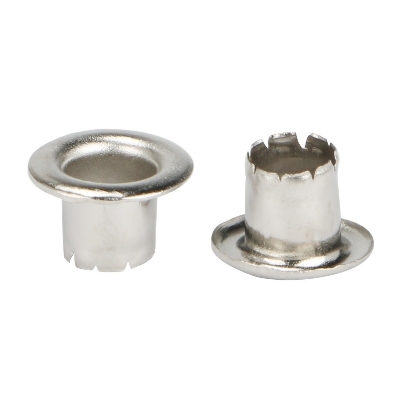 Khoen ore mắt cáo CHẺ CHÂN bằng SẮT Size 4mm,4.5mm,5mm,6mm Dùng cho kìm bấm bạt,túi giấy Túi 100 cái Không Có long đền - Ảnh 2