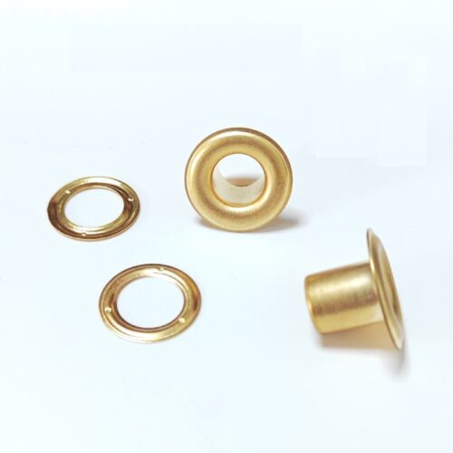 Alternative view of Khoen ore mắt cáo 9mm Chân cao 12mm Khuy luồn oze Khuy đột bạt,khoen bạt Bằng thau không gỉ