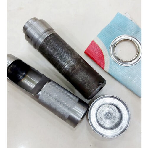 Alternative view of Cây đục, cây tán khoen mắt cáo (khoen ore) và Đế đóng khoen ode Size 25mm (2.5cm)