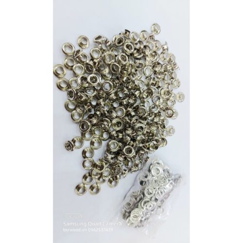 Alternative view of Khoen ore 5mm Khoen mắt cáo 5 ly Bằng INOX không gỉ Khuy mắt cáo bấm vải Phụ liệu may mặc cao cấp